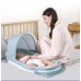 Baby Trace Portable Foldable Infant Bed Sleeper with Waterproof Foam Mattress and Music Box